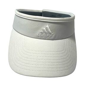 Adidas Bight White Clamp Visor Aeroready Tennis Pickleball Preppy Women's OS